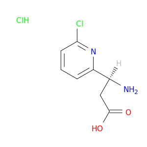 (3S)-3-Amino-3-(6-chloropyridin-2-yl)propanoic Acid Hydrochloride