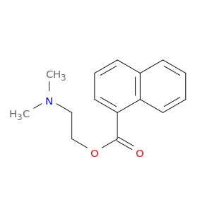 1-Naphthalenecarboxylic acid, 2-(dimethylamino)ethyl ester