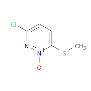 Pyridazine, 3-chloro-6-(methylthio)-, 1-oxide