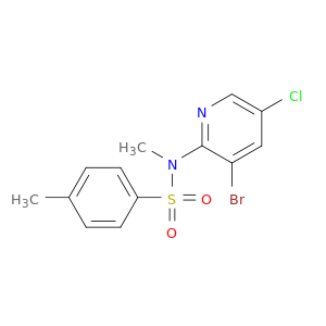 Benzenesulfonamide, N-(3-bromo-5-chloro-2-pyridinyl)-N,4-dimethyl-
