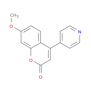 7-METHOXY-4-(PYRIDIN-4-YL)COUMARIN