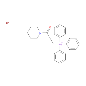 Arsonium, [2-oxo-2-(1-piperidinyl)ethyl]triphenyl-, bromide