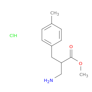 苯丙酸,α-(氨基甲基)-4-甲基-,甲酯,盐酸盐(1：1)
