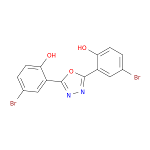 Phenol, 2,2'-(1,3,4-oxadiazole-2,5-diyl)bis[4-bromo-