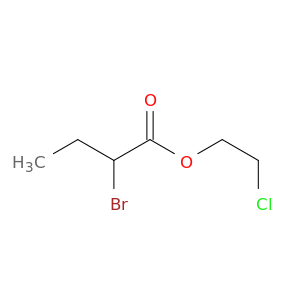 2-chloroethyl 2-bromobutanoate