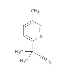 2-methyl-2-(5-methylpyridin-2-yl)propanenitrile