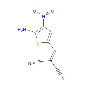 Propanedinitrile, [(5-amino-4-nitro-2-thienyl)methylene]-