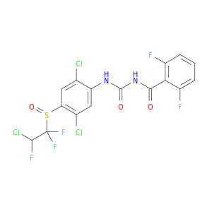 Benzamide,N-[[[2,5-dichloro-4-[(2-chloro-1,1,2-trifluoroethyl)sulfinyl]phenyl]amino]carbonyl]-2,6-difluoro-