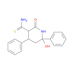6-羟基-2-氧代-4,6-二苯基-3-哌啶替硝酸