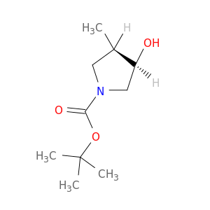 (3R,4R)-3-羟基-4-甲基吡咯烷-1-羧酸叔丁酯