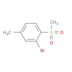 2-Bromo-1-methanesulfonyl-4-methylbenzene