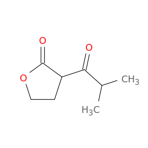 2(3H)-Furanone, dihydro-3-(2-methyl-1-oxopropyl)-