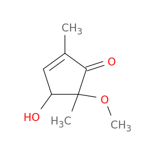 2-Cyclopenten-1-one, 4-hydroxy-5-methoxy-2,5-dimethyl-