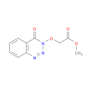Acetic acid, [(4-oxo-1,2,3-benzotriazin-3(4H)-yl)oxy]-, methyl ester