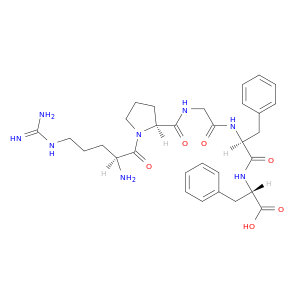 L-Phenylalanine, N-[N-[N-(1-L-arginyl-L-prolyl)glycyl]-L-phenylalanyl]-