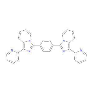 Imidazo[1,5-a]pyridine, 3,3'-(1,4-phenylene)bis[1-(2-pyridinyl)-