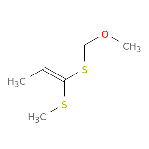1-Propene, 1-[(methoxymethyl)thio]-1-(methylthio)-, (E)-