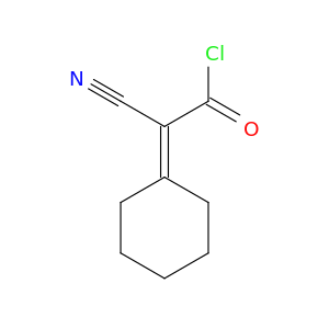Acetyl chloride, cyanocyclohexylidene-