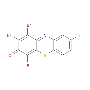 3H-Phenothiazin-3-one, 1,2,4-tribromo-8-fluoro-