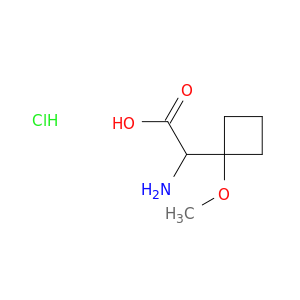 2-amino-2-(1-methoxycyclobutyl)acetic Acid hydrochloride