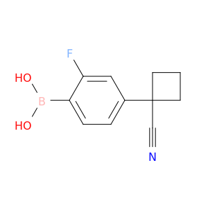 4-(1-氰基环丁基)-2-氟苯基硼酸