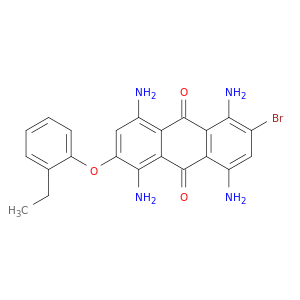 9,10-Anthracenedione, 1,4,5,8-tetraamino-2-bromo-6-(2-ethylphenoxy)-