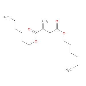 Butanedioic acid,2-methylene-, 1,4-dihexyl ester