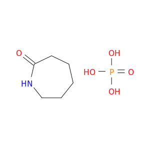 2H-Azepin-2-one, hexahydro-, phosphate (1:1)