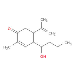 2-Cyclohexen-1-one, 4-(1-hydroxybutyl)-2-methyl-5-(1-methylethenyl)-