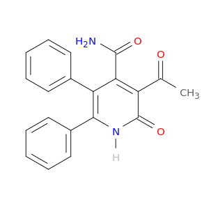4-Pyridinecarboxamide, 3-acetyl-1,2-dihydro-2-oxo-5,6-diphenyl-