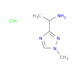 1-(1-Methyl-1H-1,2,4-triazol-3-yl)ethan-1-amine hydrochloride