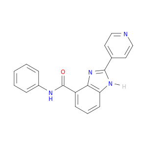 1H-Benzimidazole-4-carboxamide, N-phenyl-2-(4-pyridinyl)-