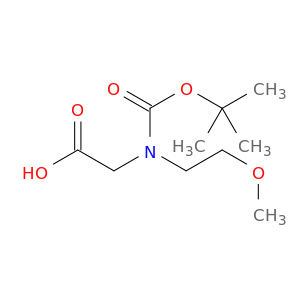 2-{[(tert-butoxy)carbonyl](2-methoxyethyl)amino}acetic acid