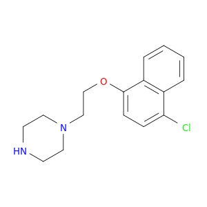 1-{2-[(4-CHLORO-1-NAPHTHYL)OXY]ETHYL}PIPERAZINE