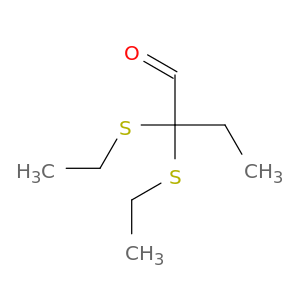 Butanal, 2,2-bis(ethylthio)-