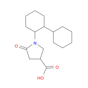3-Pyrrolidinecarboxylic acid, 1-[1,1'-bicyclohexyl]-2-yl-5-oxo-