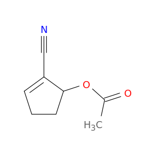 1-Cyclopentene-1-carbonitrile, 5-(acetyloxy)-