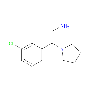 2-(3-Chlorophenyl)-2-(pyrrolidin-1-yl)ethanamine