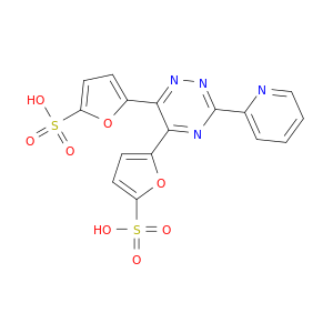 2-Furansulfonic acid, 5,5'-[3-(2-pyridinyl)-1,2,4-triazine-5,6-diyl]bis-