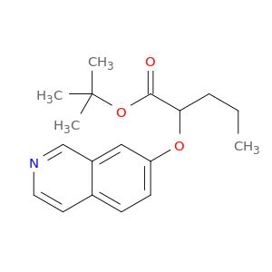 Pentanoic acid, 2-(7-isoquinolinyloxy)-, 1,1-dimethylethyl ester