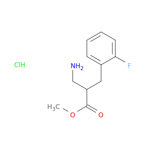 methyl 3-amino-2-[(2-fluorophenyl)methyl]propanoate hydrochloride