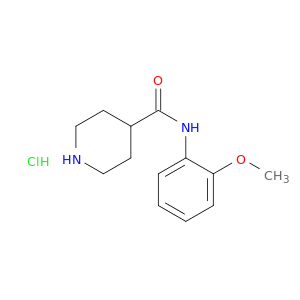 4-哌啶羧酰胺,N-(2-甲氧基苯基)-,盐酸盐(1：1)