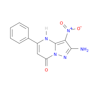 Pyrazolo[1,5-a]pyrimidin-7(4H)-one, 2-amino-3-nitro-5-phenyl-
