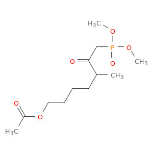 Phosphonic acid, [7-(acetyloxy)-3-methyl-2-oxoheptyl]-, dimethyl ester