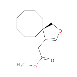 2-Oxaspiro[4.7]dodeca-3,6-diene-4-acetic acid, methyl ester, (5R)-
