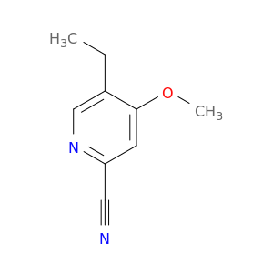 2-Pyridinecarbonitrile, 5-ethyl-4-methoxy-