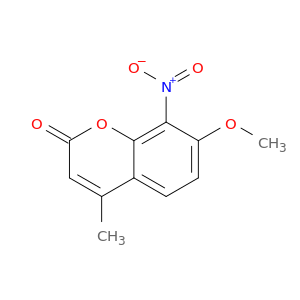 7-methoxy-4-methyl-8-nitro-2h-chromen-2-one