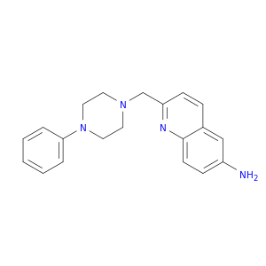 6-Quinolinamine, 2-[(4-phenyl-1-piperazinyl)methyl]-