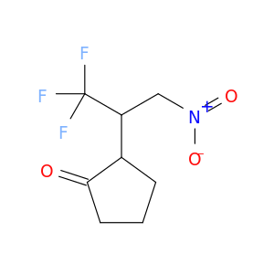 Cyclopentanone,2-[2,2,2-trifluoro-1-(nitromethyl)ethyl]-