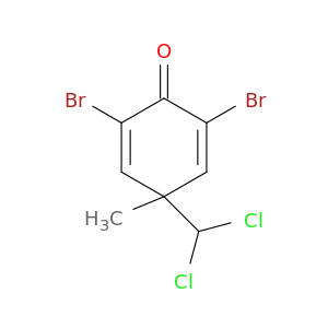 2,5-Cyclohexadien-1-one, 2,6-dibromo-4-(dichloromethyl)-4-methyl-
